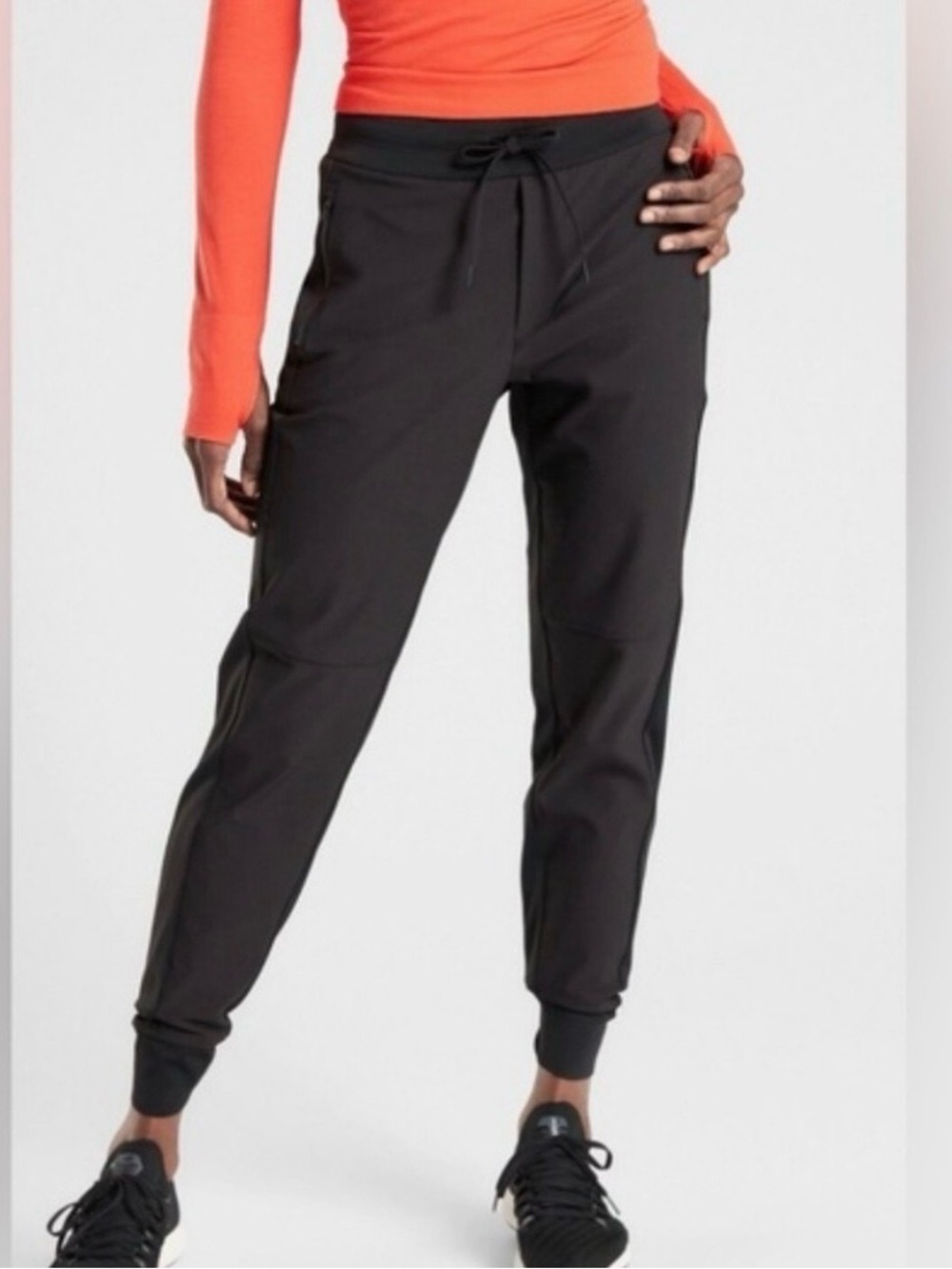 Athleta Women's Black Drawstring Jogger Pants